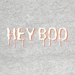 Hey Boo Spooky Halloween Design Bats For Men Women Kids T-Shirt